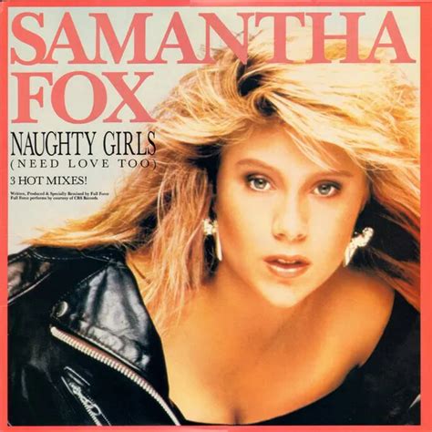 Samantha Fox Naughty Girls Need Love Too I Surrender To The Sp Y6035a 1298 Picclick