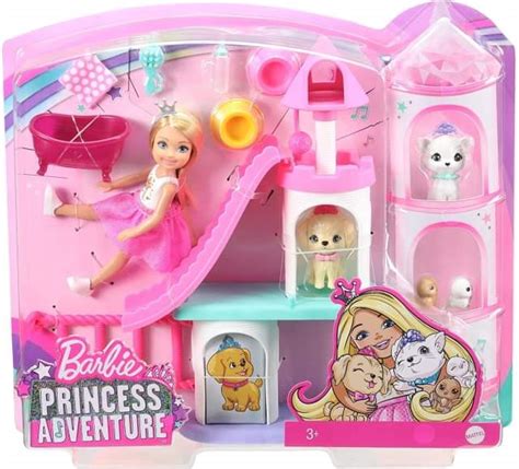 Barbie Princess Adventure Chelsea And Pet Palace Playset Barbie