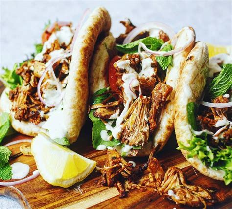 Pulled Jackfruit Gyros Check Out My Feed For A Short Vid On How Easy