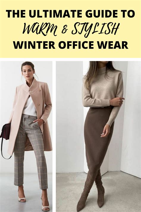 The Complete Guide To Warm And Stylish Winter Office Wear 70 Chic