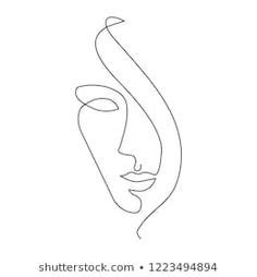 Black silhouette head an african. //clck.ru/3ron8 | Art | Drawings, Woman face silhouette ...