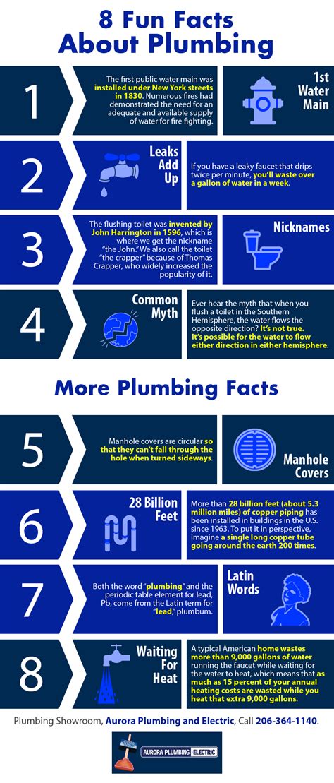 8 Fun Facts About Plumbing Shared Info Graphics