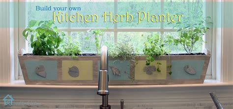 This project uses a versatile container that can be stored inside or outside, depending on the season. Build Your Own Custom Kitchen Herb Planter - Pretty Handy Girl