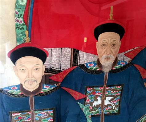 38 chinese antique paintings ranked in order of popularity and relevancy. Monumental Framed Antique Chinese Ancestors Painting at ...