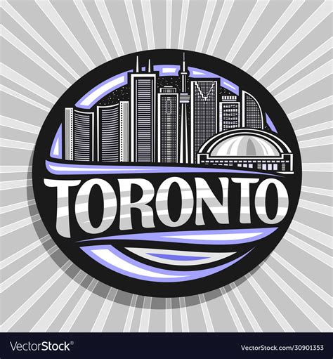 Logo For Toronto Royalty Free Vector Image Vectorstock