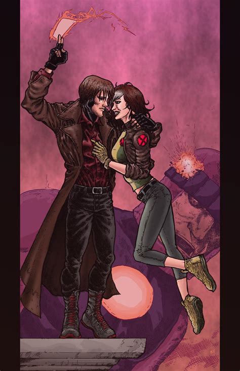 Gambit And Rogue By Ramonvillalobos On Deviantart