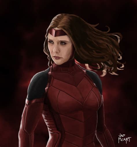 Artstation Scarlet Witch Redesign Jao Picart Scarlet Witch