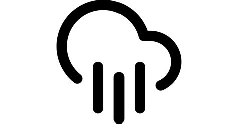 cloud rain free vector icon iconbolt