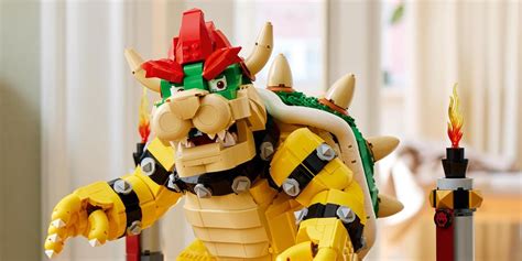 Lego Mighty Bowser Is Nearly 3000 Bricks And Shoots Fireballs 14 Foot