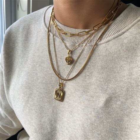 Stacked Gold Necklaces In 2021 Necklace Gold Necklace Pendant