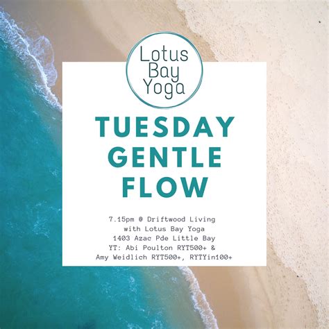 Tuesday Evenings 715pm Gentle Flow — Lotus Bay Yoga