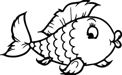 Cute Fish Coloring Page Free Printable Coloring Pages For Kids