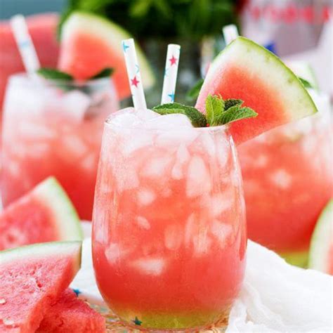 Vodka Watermelon Cooler Watermelon Vodka Summer Drinks Drinks