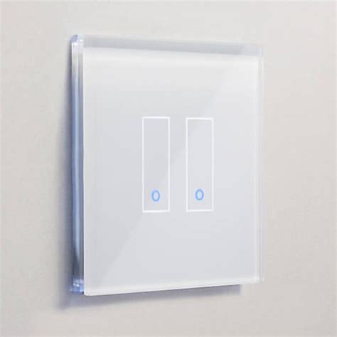 Iotty Smart Light Switch In White Double