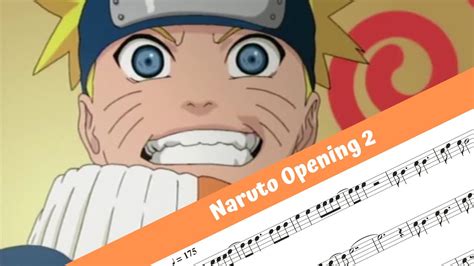 Naruto Opening 2 Flute Youtube