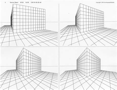 Perspective Grids Meant For Exteriors Of Buildings But Use As Needed