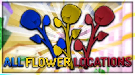 All Flower Locations In Minutes In Blox Fruits Youtube