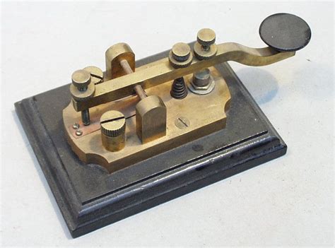 Telegraph Key For Our Telegrams Morse Code Morse Coding