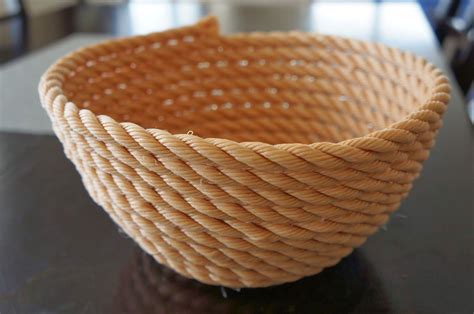 Diy Rope Bowl Cooking Like Lou Diy Decor Projects Bowl Diy