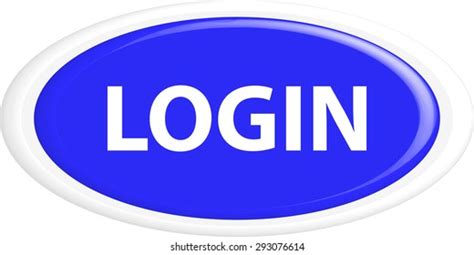 Button Login Round Shape 3d Vector Stock Vector Royalty Free