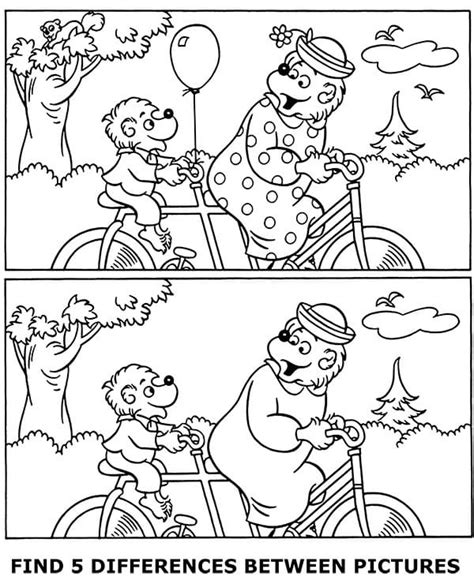 Find 5 Differences Coloring Page Free Printable Coloring Pages For Kids