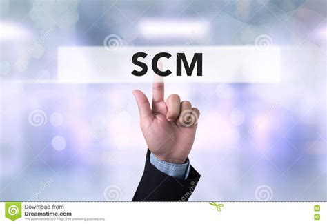 Concept De Supply Chain Management De Scm Image Stock Image Du Détail