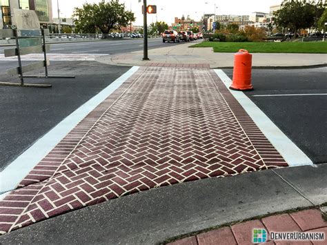 New Enhanced Crosswalks Installed On Speer Boulevard Denverurbanism Blog