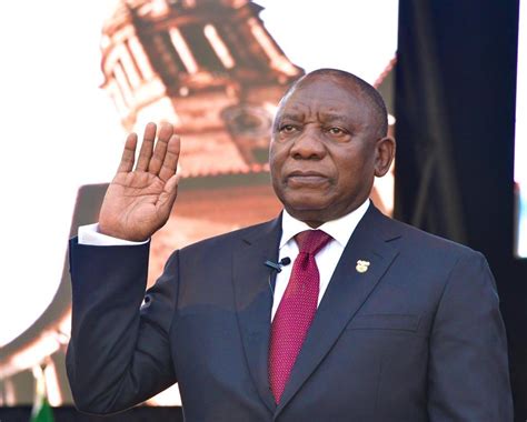Ramaphosa has long been considered a potential presidential candidate and ran in the 1997 anc presidential election, losing to thabo mbeki. Ramaphosa sworn in as president of South Africa - Punch ...