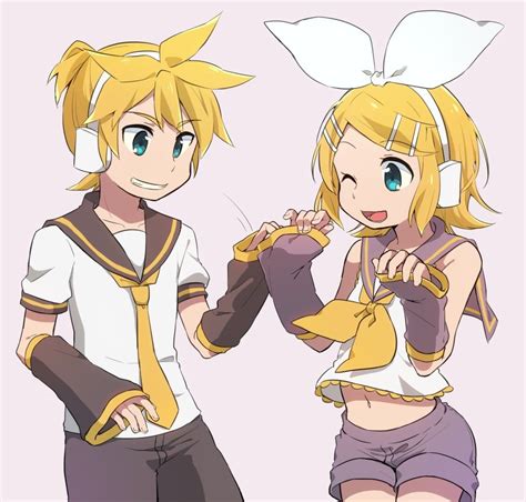 Pin De Rikudou En Len And Rin Kagamine Rin Y Len Kagamine Rin Dibujos