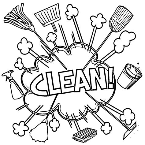 ️housekeeping Coloring Pages Free Download