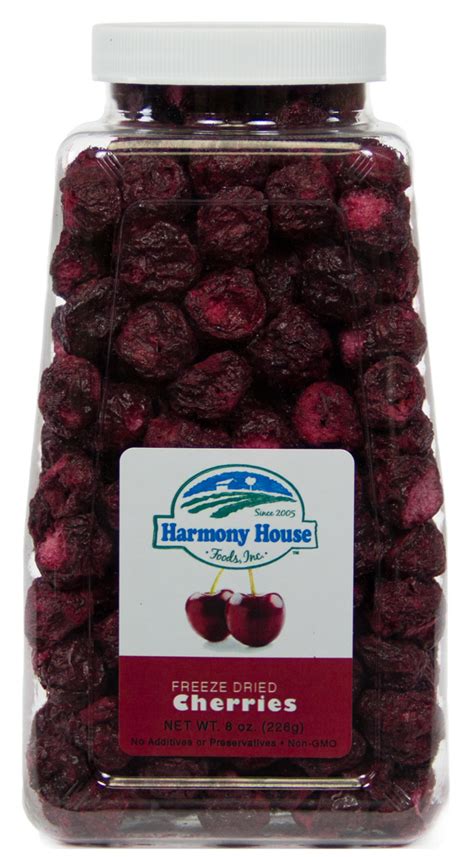 This kit has been the centerpiece of reducing my food weight and improving the overall quality of my meals and approximately $1 per meal or less. Harmony House Freeze Dried Cherries, Whole