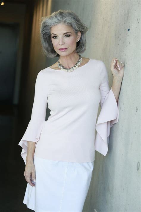 Pin By Maty Cise On Kathi Odom Beautiful Gray Hair Grey Hair Inspiration Fashion Over 50