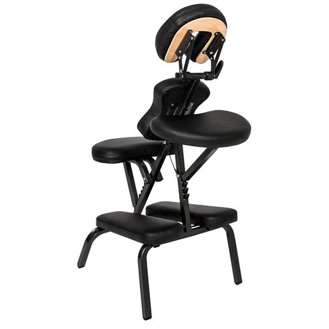 Bcp Folding Portable Massage Chair W Carrying Case Black 816586024657 Ebay