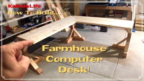 The base is two ikea expedit units (4×2) that are put on their sides and connected together. How To Build this Awesome Farmhouse Corner Desk! LESS THAN ...