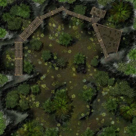 Printable Dnd Forest Battle Map
