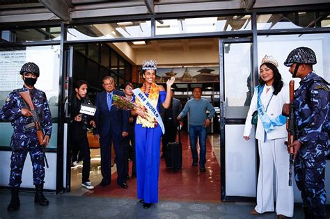 Miss World 2019 Toni Ann Singh Arrives In Nepal