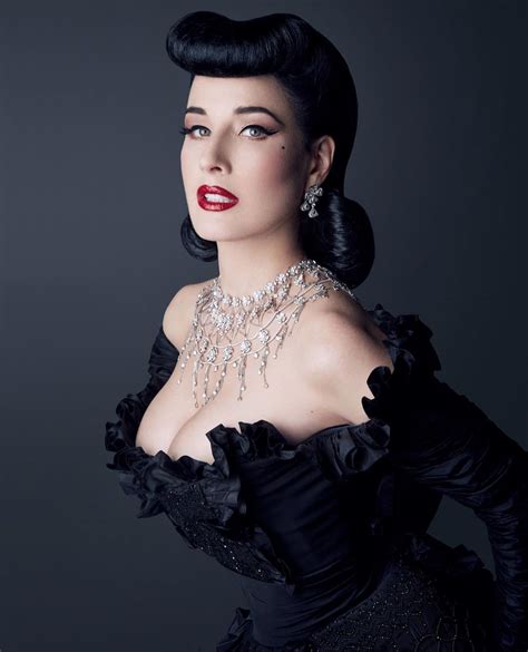 Ulyana Sergeenko Couture On Instagram “dita Von Teese Wearing Black Taffeta Dress From Ulyana