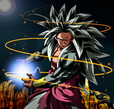 Super saiyan 4 because that is the highest super saiyan level in the dragon ball official franchise.it is super saiyan 4 when kid goku turns gold ape then gets conscience and turns super saiyan 4. DRAGON BALL Z WALLPAPERS: Broly super saiyan 5