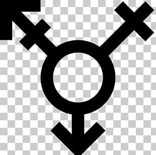 Gender Symbol Transgender Lgbt Sign Png Clipart Black And White