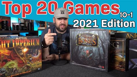 Top 20 Board Games Of 2021 Edition 10 1 Youtube