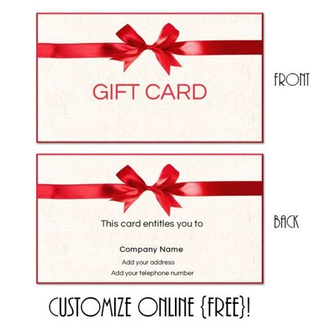 Gift card template will enormously enable you to come up with a amazing gift for someone unique on his / her large working day. Gift Card Template - 101 Gift Certificate Templates ...