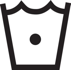 Made of cotton, modal, polyester and mixed fabrics. Washing Type Symbol Clip Art at Clker.com - vector clip ...