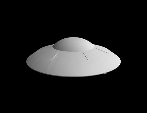 Flying Saucer 3d Model 14 3ds Dxf Free3d