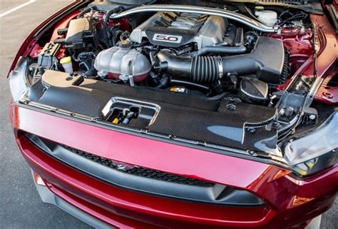 2015 2016 Ford Mustang Gt 50l Carbon Fiber Radiator Cover Tc10026 Lg231