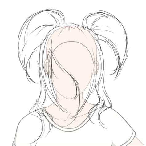 Anime Hairstyles Drawing At Getdrawings Free Download