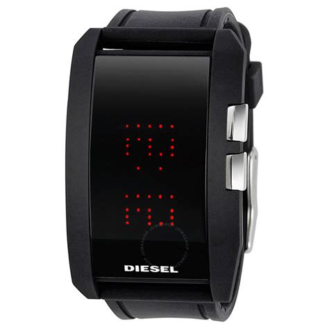 Diesel Black Digital Dial Mens Watch Dz7164 Diesel Watches Jomashop