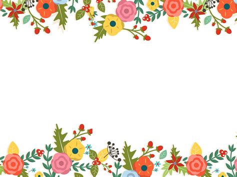 Wallpaper Powerpoint Floral Background Flower Background Images