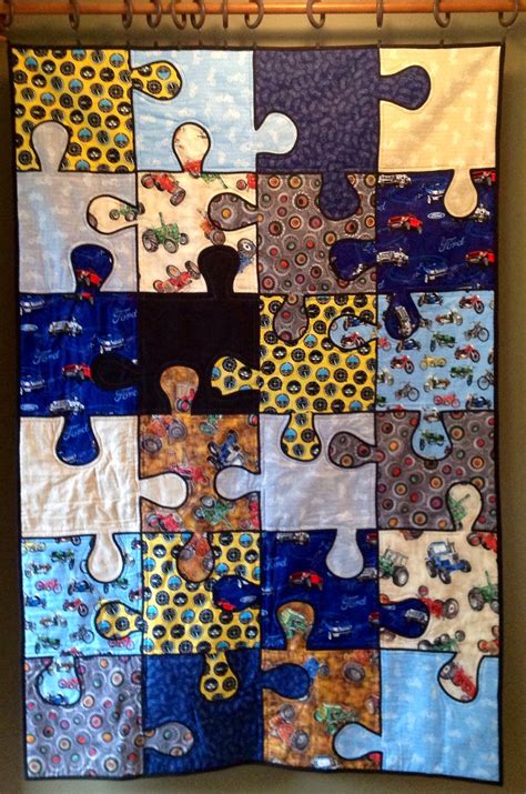 Butterz Easy Jigsaw Puzzle Quilt