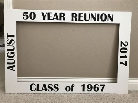 50th Class Reunion Photo Frame Class Reunion Decorations 50th Class