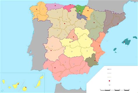 Mapa De España ¡todos Los Mapas De España Para Imprimir